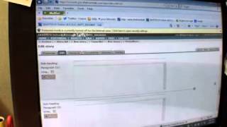 How to post a story with photo in Saxotech