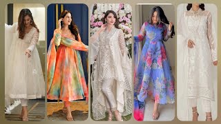 organza dress designs| printed and embroidered organza dresses| stylist girl screenshot 1