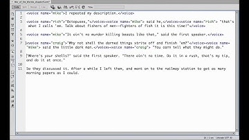 AT&T Alpha Program Narration API - VoiceXML Sample