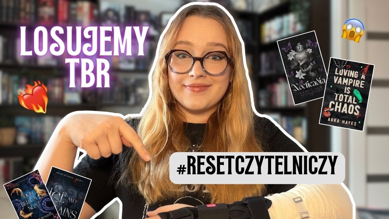 Reset czytelniczy 📚 losujemy tbr, planer książkowy