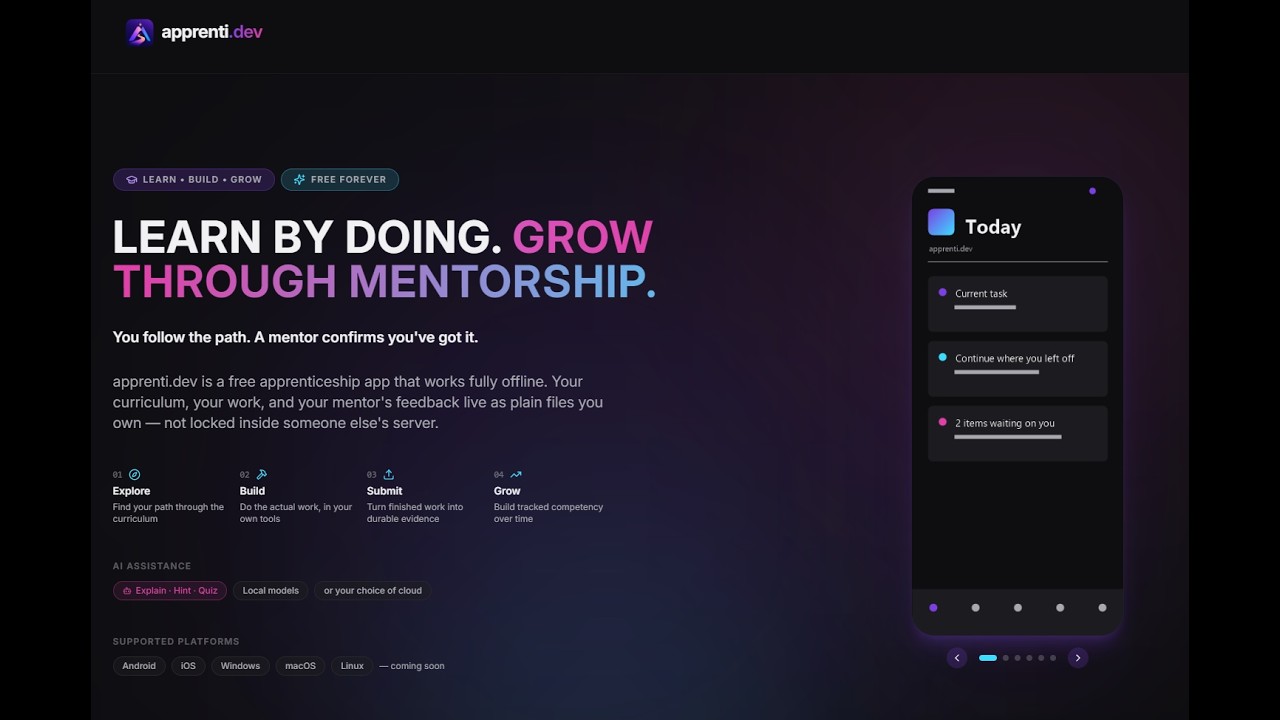 apprenti.dev product demo thumbnail