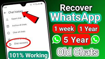 How To Recover Old Deleted Messages On WhatsApp (2024) | Restore WhatsApp Chat Without Backup