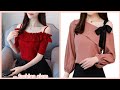 latest style of stylish top and blouses designs