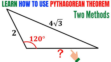 Can you apply the Pythagorean Theorem on an Obtuse Triangle? | #math #maths