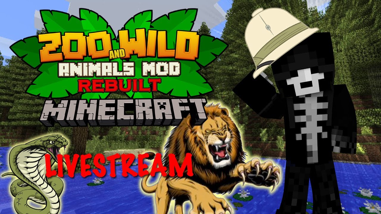 Minecraft SMP: Zoo and Wild Animal (ZAWA) Mod - LIVESTREAM - Until The ...