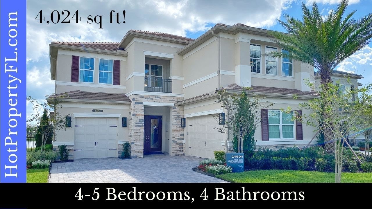 Furnished Model For Sale | Wesley Chapel / Tampa, FL | GL Homes, Winding Ridge | Carson Model