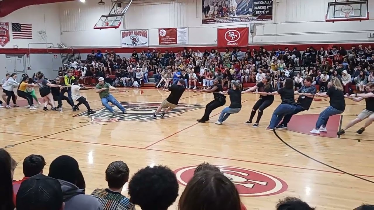 Students vs Teachers (Tug of War) Sante Fe High School