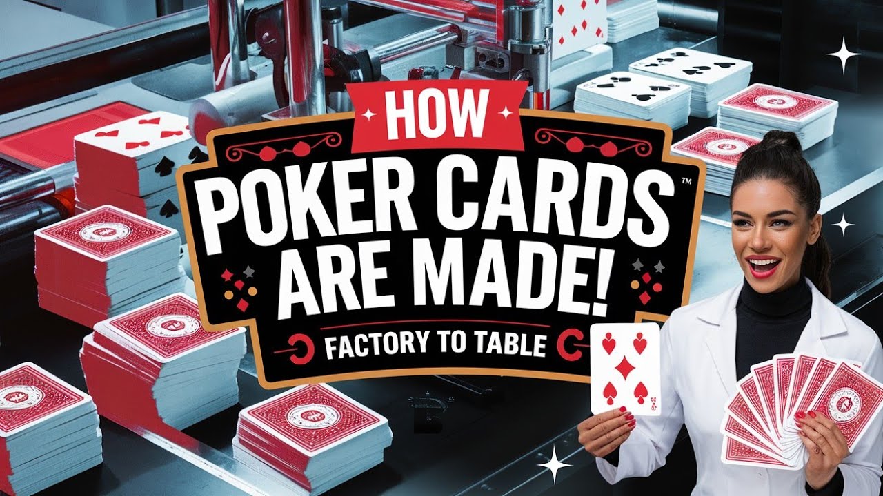 From Factory to Table: How Poker Cards Are Really Made!