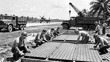 How Engineers Built Marston Mats to Create Airfields in Jungles in Just 2 Days