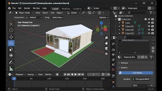 Detalles Blender step by step exhibition booth modelling: For Beginner Guía