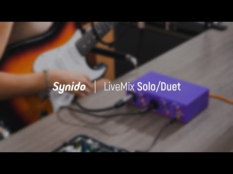 【New Release】Synido LiveMix Solo/Duet Audio Interface