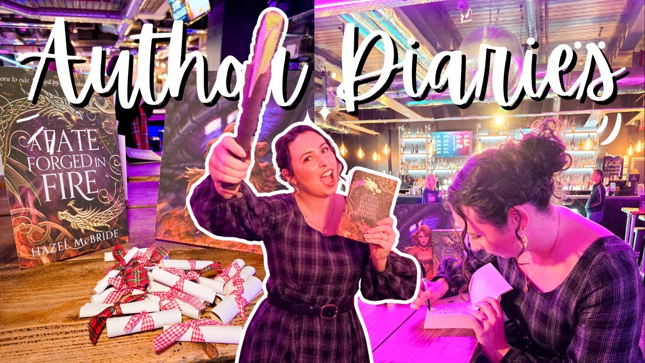 Axe Throwing Book Event in London!  📚🪓 Celebrating A Fate Forged in Fire | AUTHOR LIFE VLOG