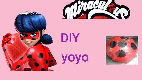 DIY miraculous ladybug yoyo