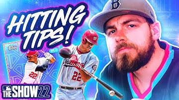 MLB THE SHOW 22 HITTING TIPS FOR BEGINNERS!