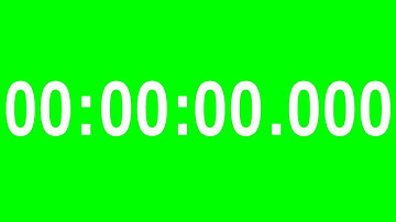 [100x] 12 Hour 60FPS Millisecond Timer | Framecount | Green BG