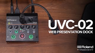 Introducing the Roland UVC-02 Web Presentation Dock for Online Presentations