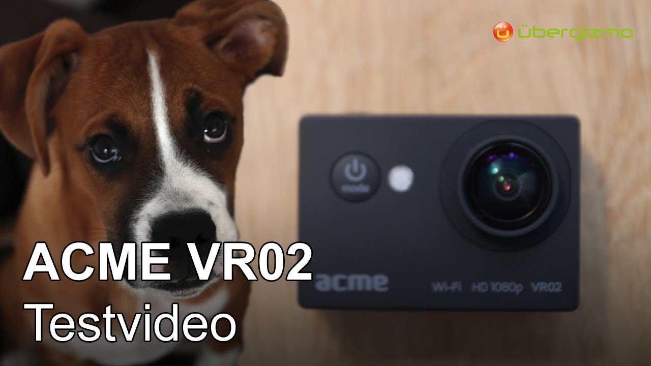 Actionkamera ACME VR02 #Testvideo - YouTube