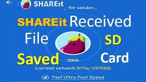 How To SHAREit Received File Saved To SD Card ।। SHAREit ফাইল রাখুন এসডি কার্ডে নো ঝামেলা !