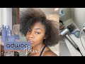 a very talkative product review + blowout! | NEW Adwoa Beauty Blue Tansy Collection