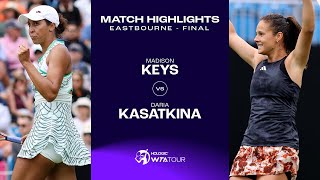 Madison Keys vs. Daria Kasatkina | 2023 Eastbourne Final | WTA Match Highlights