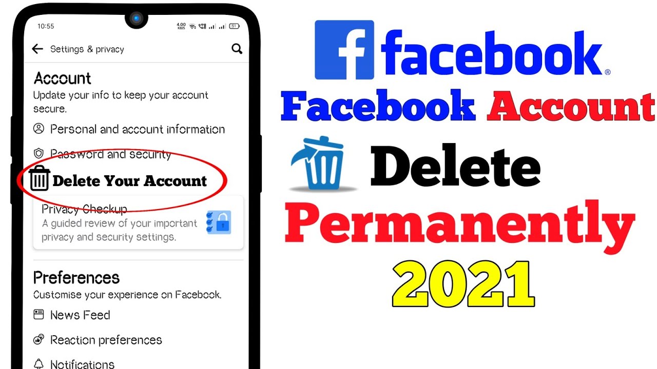 Facebook Account Kaise Delete Kare How to Delete Facebook Account