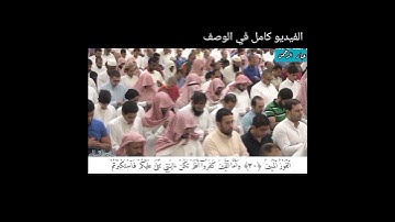 ناصر القطامي تلاوة باكية من سورة الجاثية
