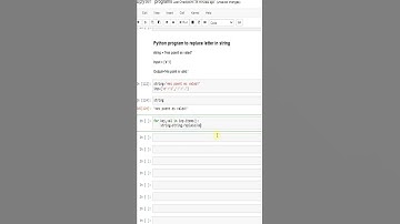Python Trick No.4 - Replace letters in a string