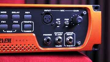 The Avid Eleven Rack Guitar Preamp