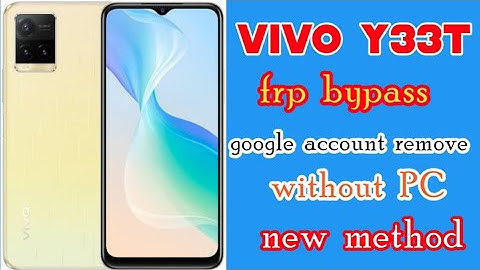 Vivo y33t frp bypass | Google account remove without PC | new method new update| easyshare not open