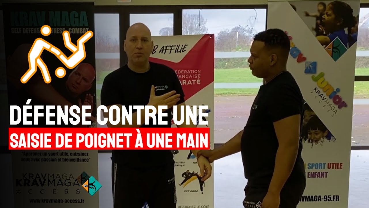 Défense contre une saisie de poignet (à une main) - Krav Maga Access