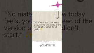 Keep Moving Forward 💙#DearselfEra