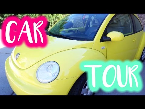 car-tour!-what's-in-my-yellow-volkswagen-beetle!