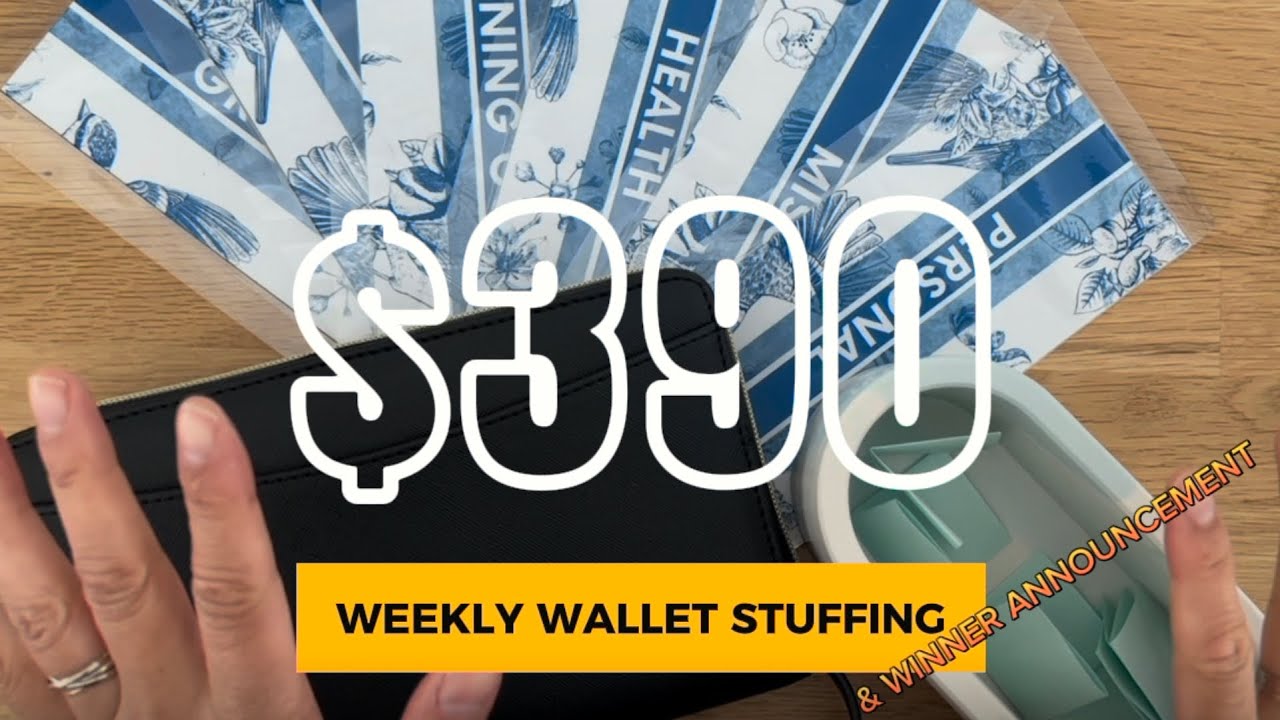 Australian 390 weekly wallet cash envelopes GIVEAWAY WINNER ANNOUNCED First Week May cash