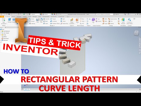 Inventor How To Rectangular Pattern Curve Length
