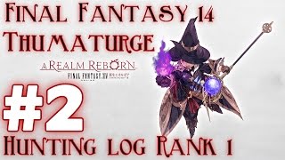 Final Fantasy 14 a Realm Reborn - Thumatuge Hunting log Rank 1 -Huge Hornet