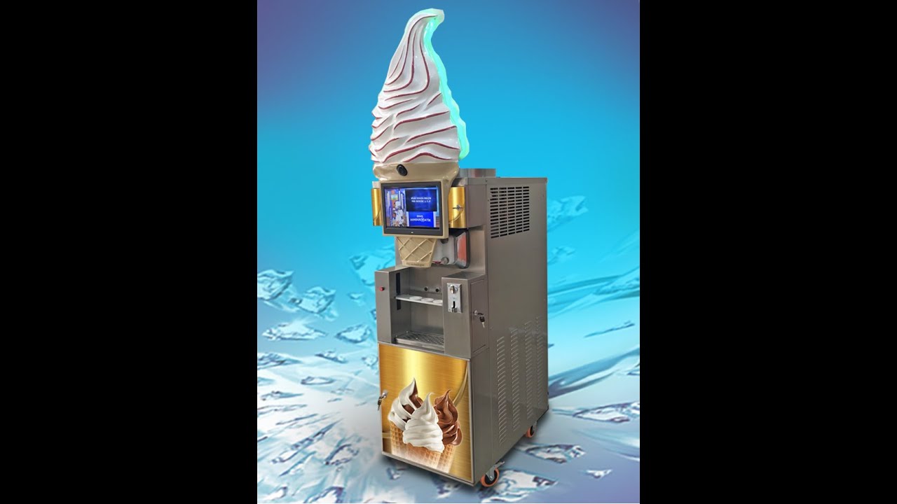 elegance self servis soft ice cream machine frozen yogurt machine