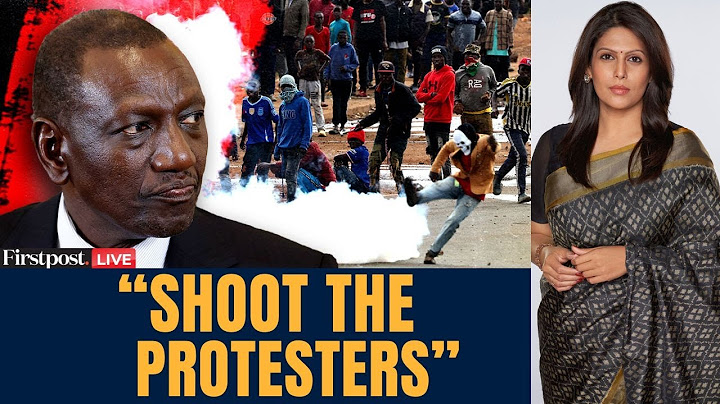 Kenya Unrest LIVE: President Ruto Gives Shooting Orders as Kenya Protests Turn Deadly | Palki Sharma