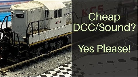 Budget friendly and easy DCC & Sound Install on a N scale Atlas GP7 Trains with Shane Ep 74