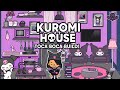 The Most Beautiful House Kuromi💜💀 Mysterious House Aesthetic Design🏠Toca Boca Not Free House Ideas