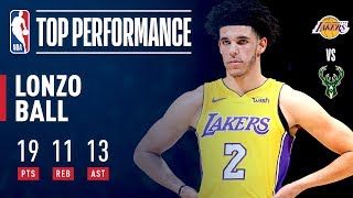 Lonzo Ball, Youngest Player in NBA HISTORY to Get a Triple-Double | November 11, 2017 screenshot 3