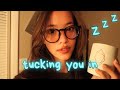 Cozy asmr roleplay  gentle personal attention  soft humming  hair brushing  for deep sleep