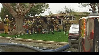 House fire displaces family of four in east Bakersfield