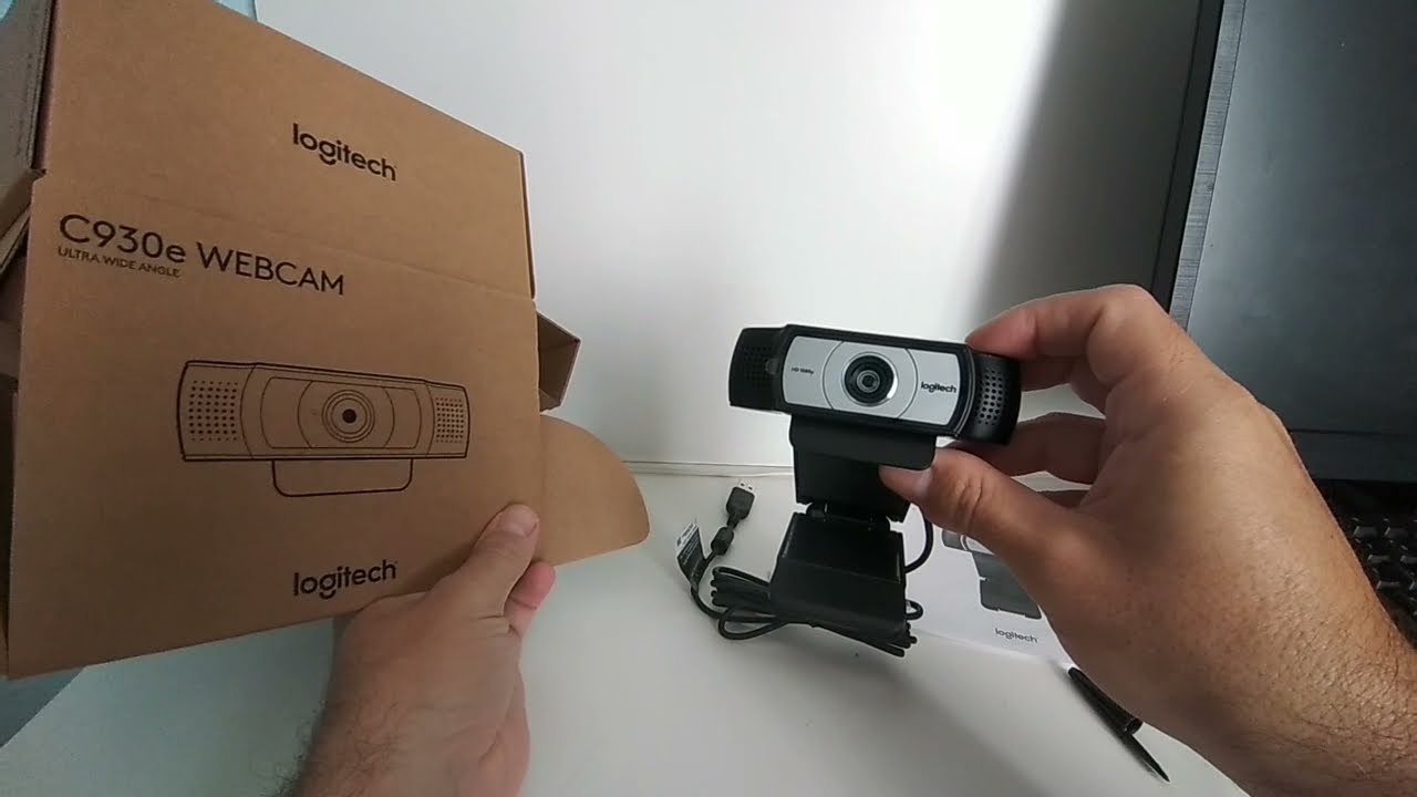Unboxing Webcam Logitech C930e Full Hd 1080p -