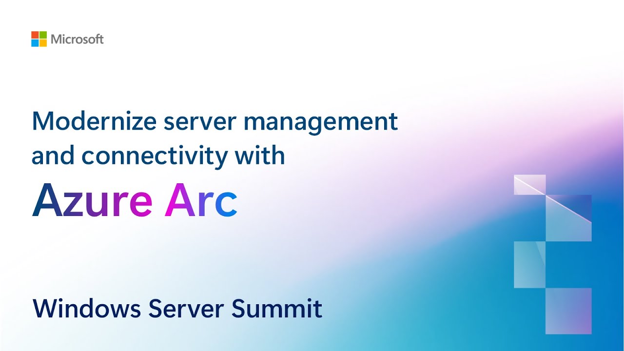 Modernize server management and connectivity with Azure Arc - YouTube