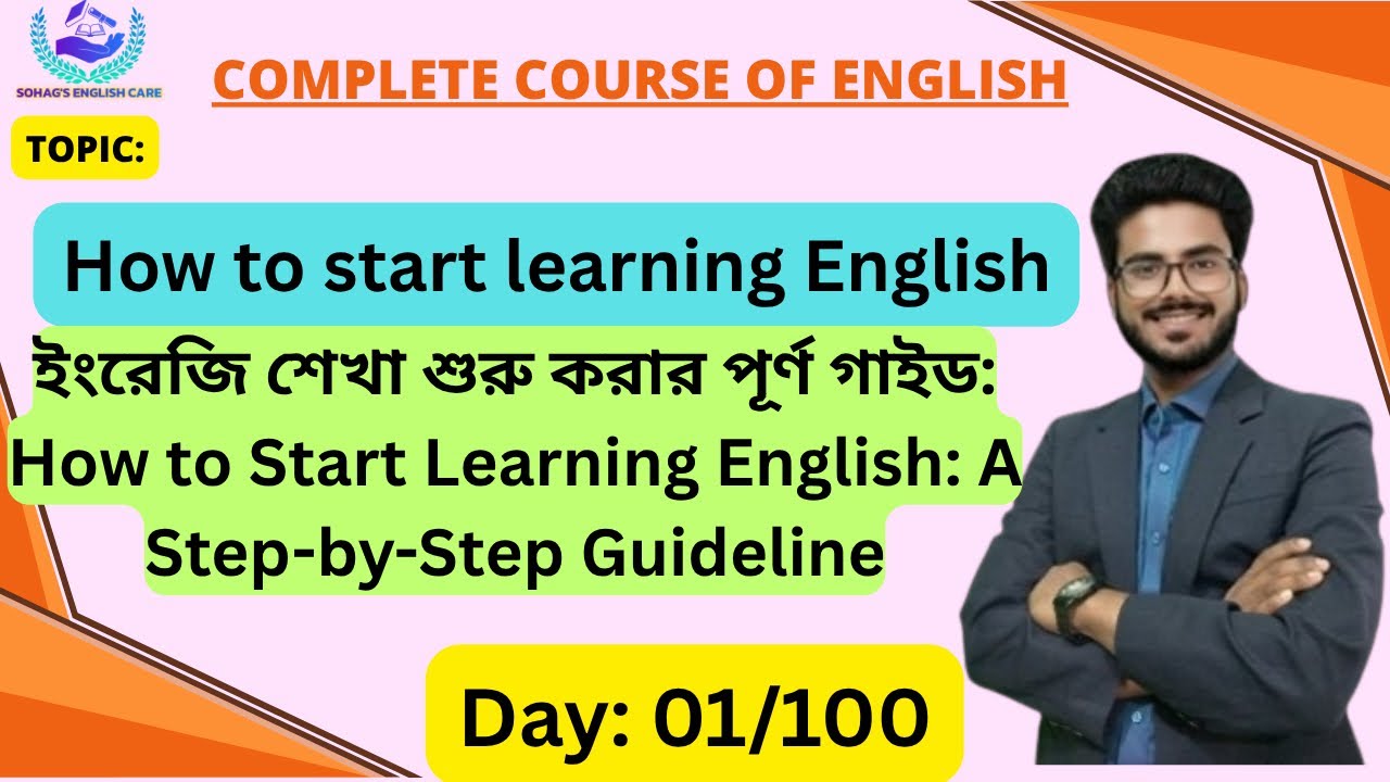 ইংরেজি শেখা শুরু করার পূর্ণ গাইড: How to Start Learning English: A Step ...
