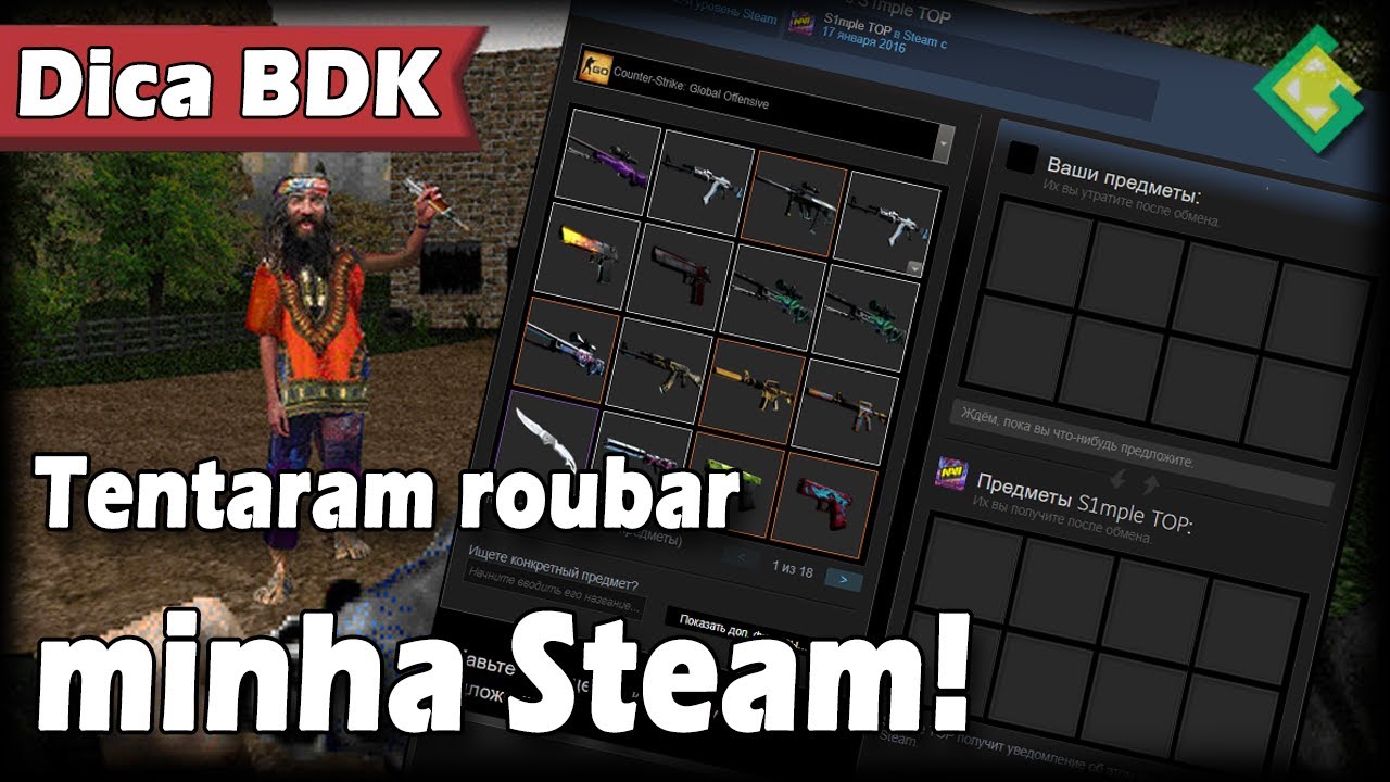 Tentaram Roubar Minha Steam Mais Uma Vez YouTube