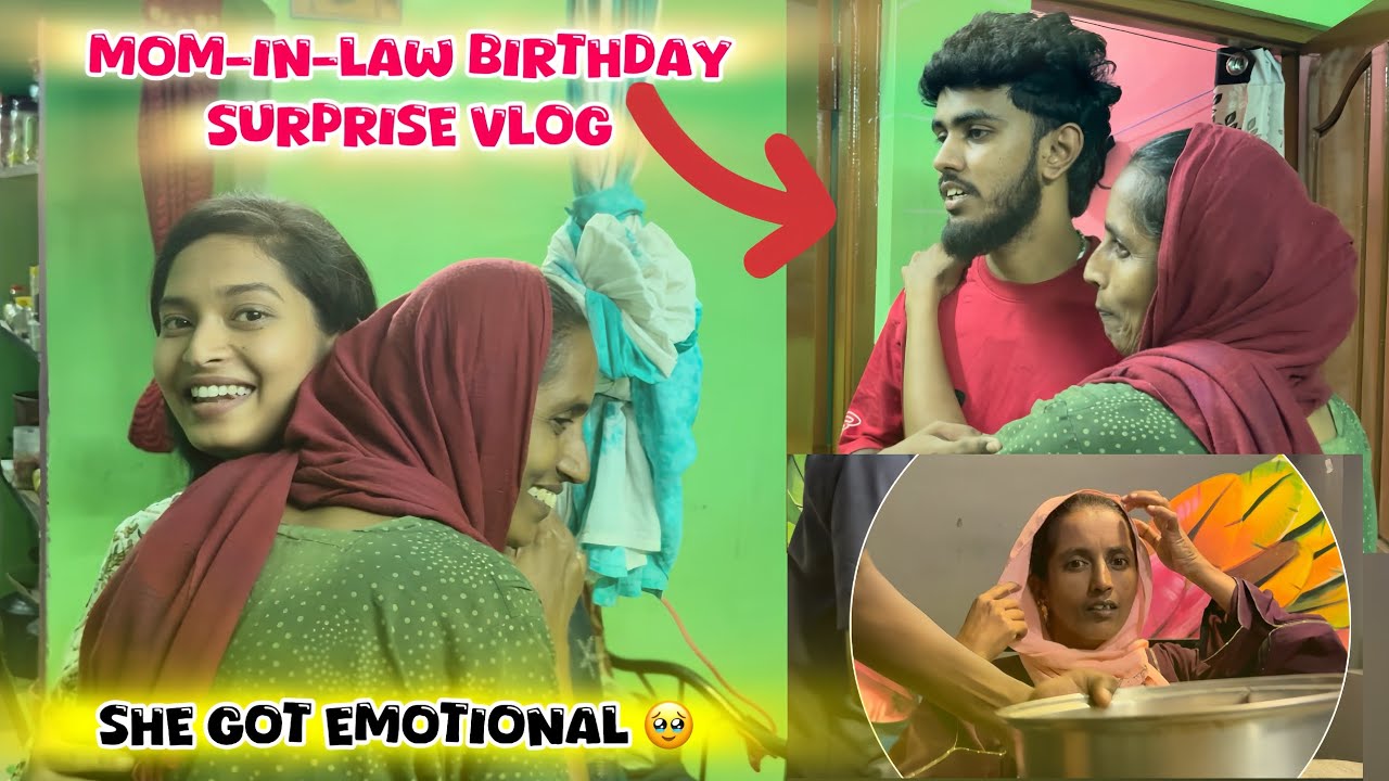 மாமியார் - Birthday 🎁 surprise vlog 😍 | She got emotional 😢‼️ 