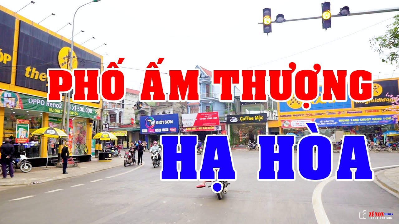 Phố Ấm Thượng - Huyện Hạ Hòa Chiều 29 Tết