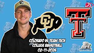 Colorado vs Texas Tech 2/11/26 Free College Basketball Picks and Predictions | NCAAB Pick