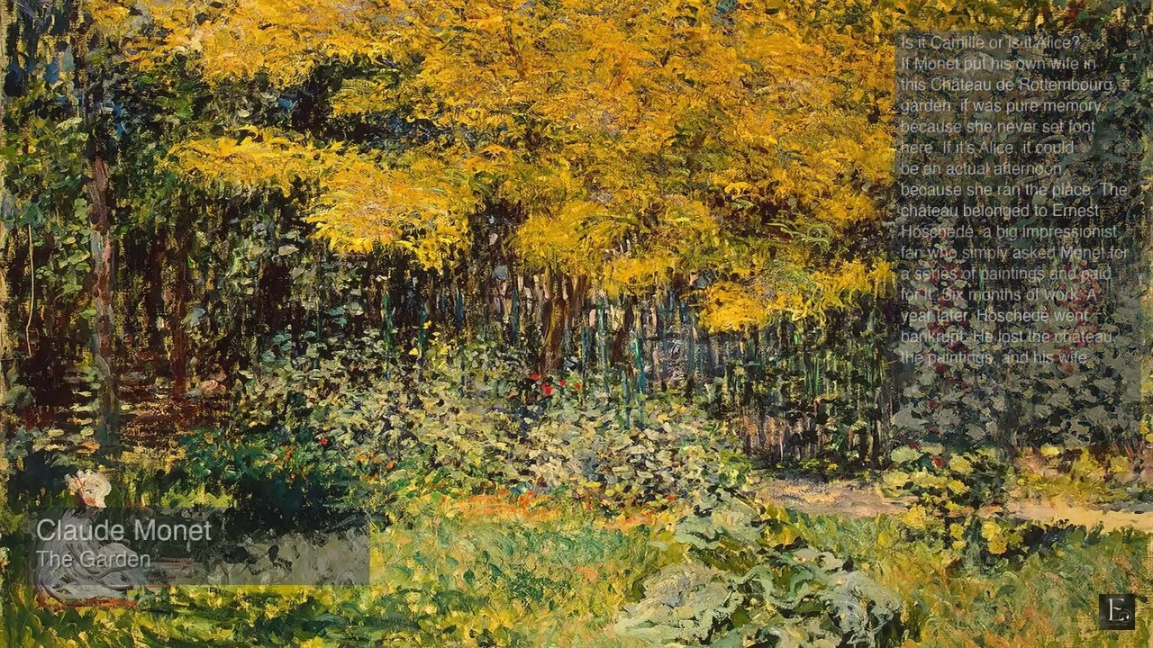 Claude Monet - The Garden - 2 Hour Screensaver